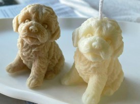 Molde silicona perrito bichon frise